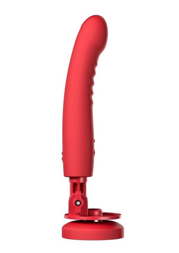Lovense Mission 2 Silicone Rechargeable Vibrator - Red - Image 3