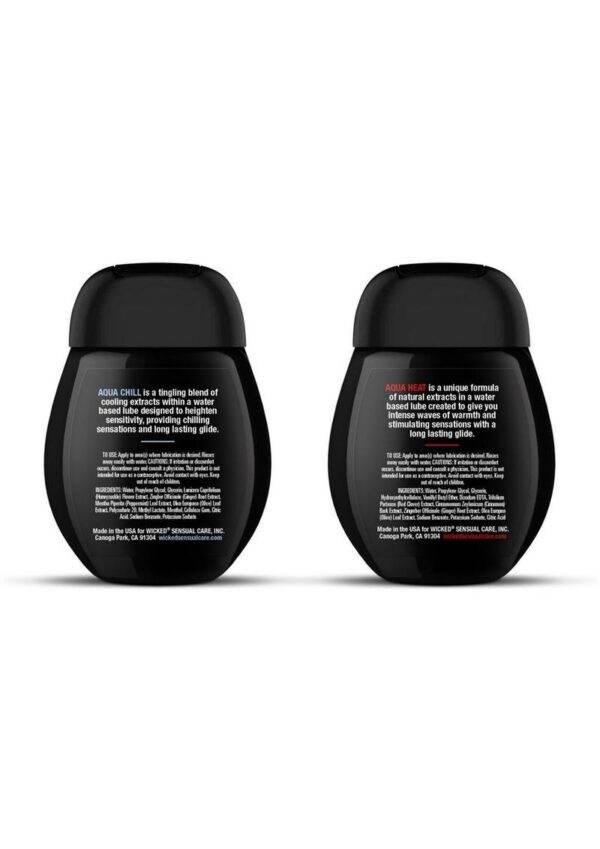 Wicked Sensual Warming/Cooling Water based Lubricant Sensations Kit - Image 3