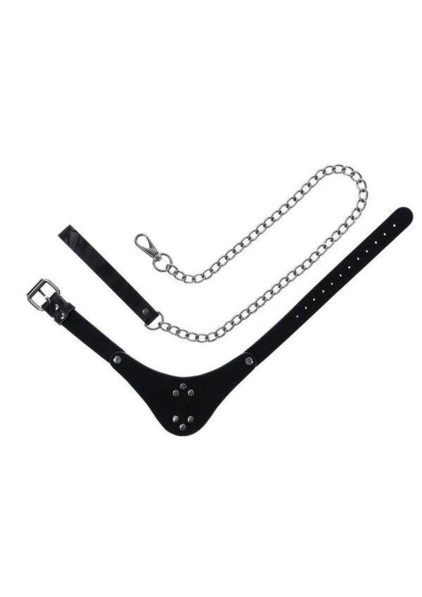 Velvet Noir Collar and Leash - Black - Image 3