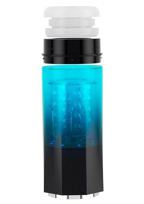 Adrian Waterproof Automatic Rechargeable Male Masturbator - Blue - Image 3