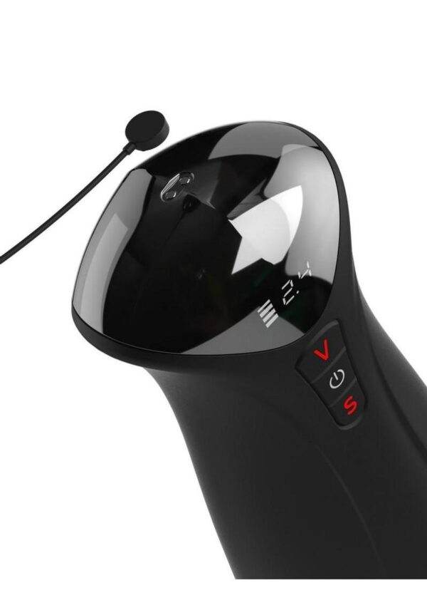 PDX Elite Fap-O-Matic Pro XL Rechargeable Masturbator - Black/Red - Image 4