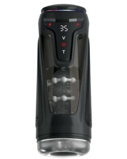PDX Elite Moto-Bator Pro Rechargeable Masturbator - Clear/Black
