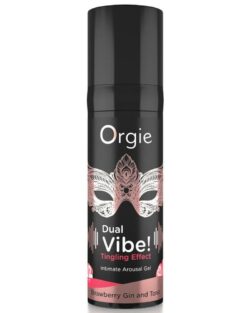 Orgie Dual Vibe Intimate Arousal Gel  0.5 fl oz - Strawberry Gin and Tonic