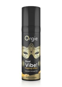 Orgie Dual Vibe Intimate Arousal Gel 0.5 fl oz - Pina Colada